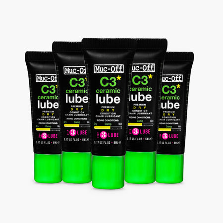 C3 Dry Weather Ceramic Lube - 5ml Race Bundle