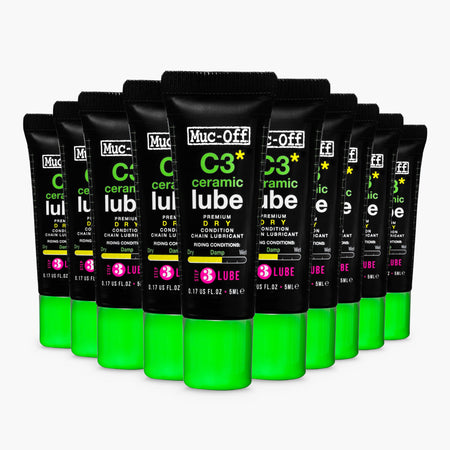 C3 Dry Weather Ceramic Lube - 5ml Race Bundle