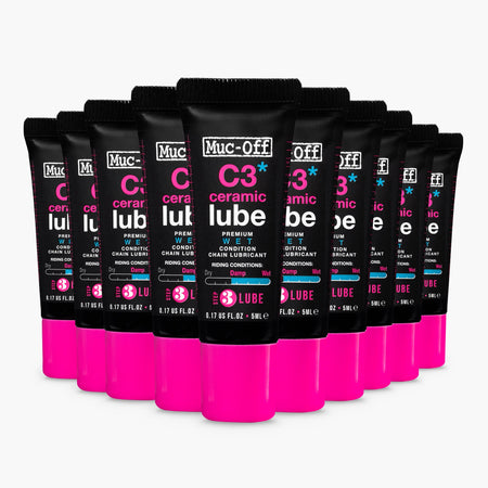 C3 Wet Weather Ceramic Lube - 5ml Race Bundle