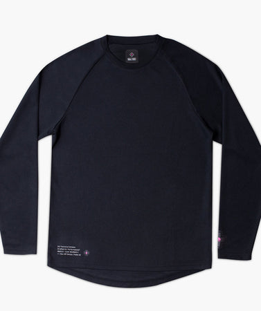Long Sleeve Mountain Bike Jersey - Black