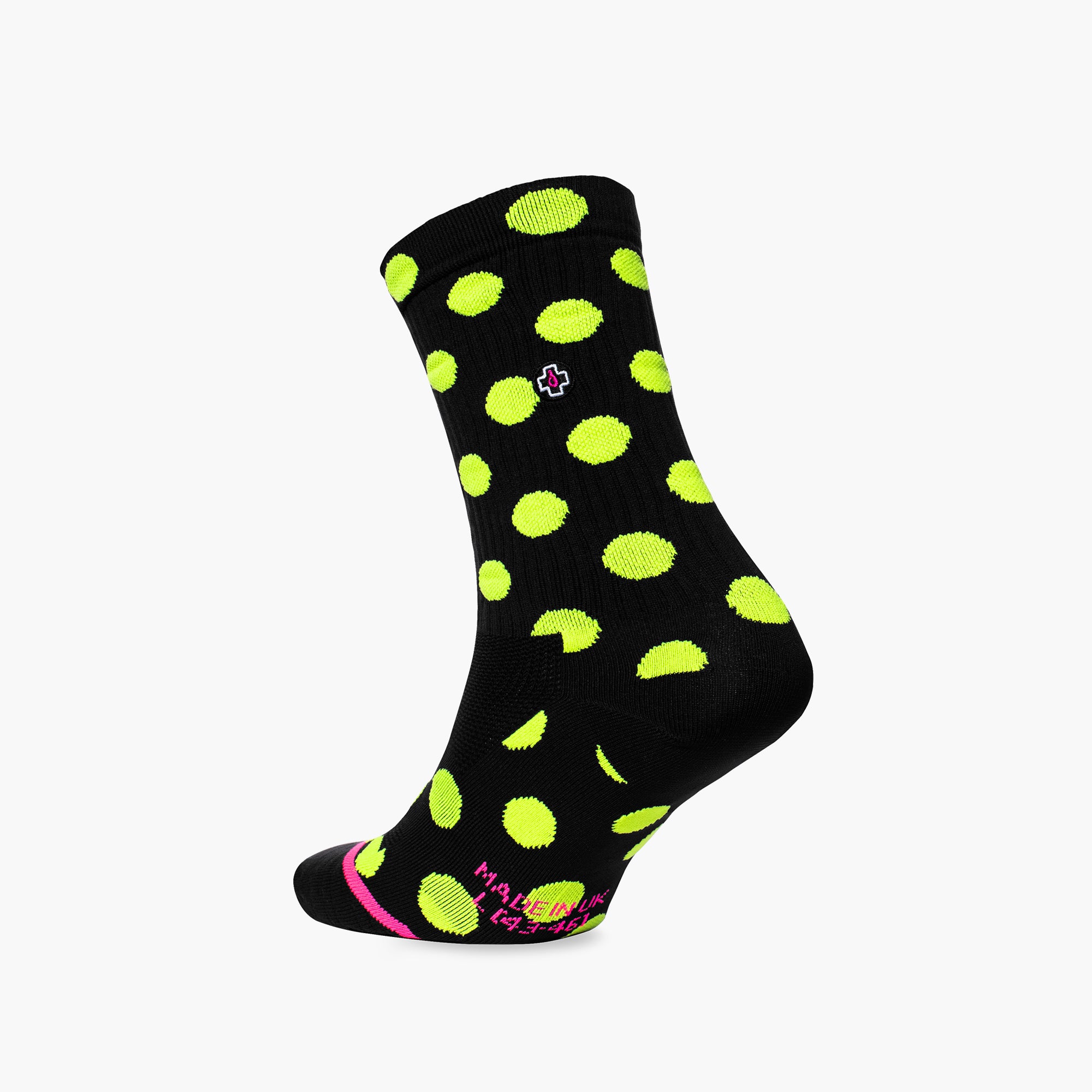 Off white socks top neon