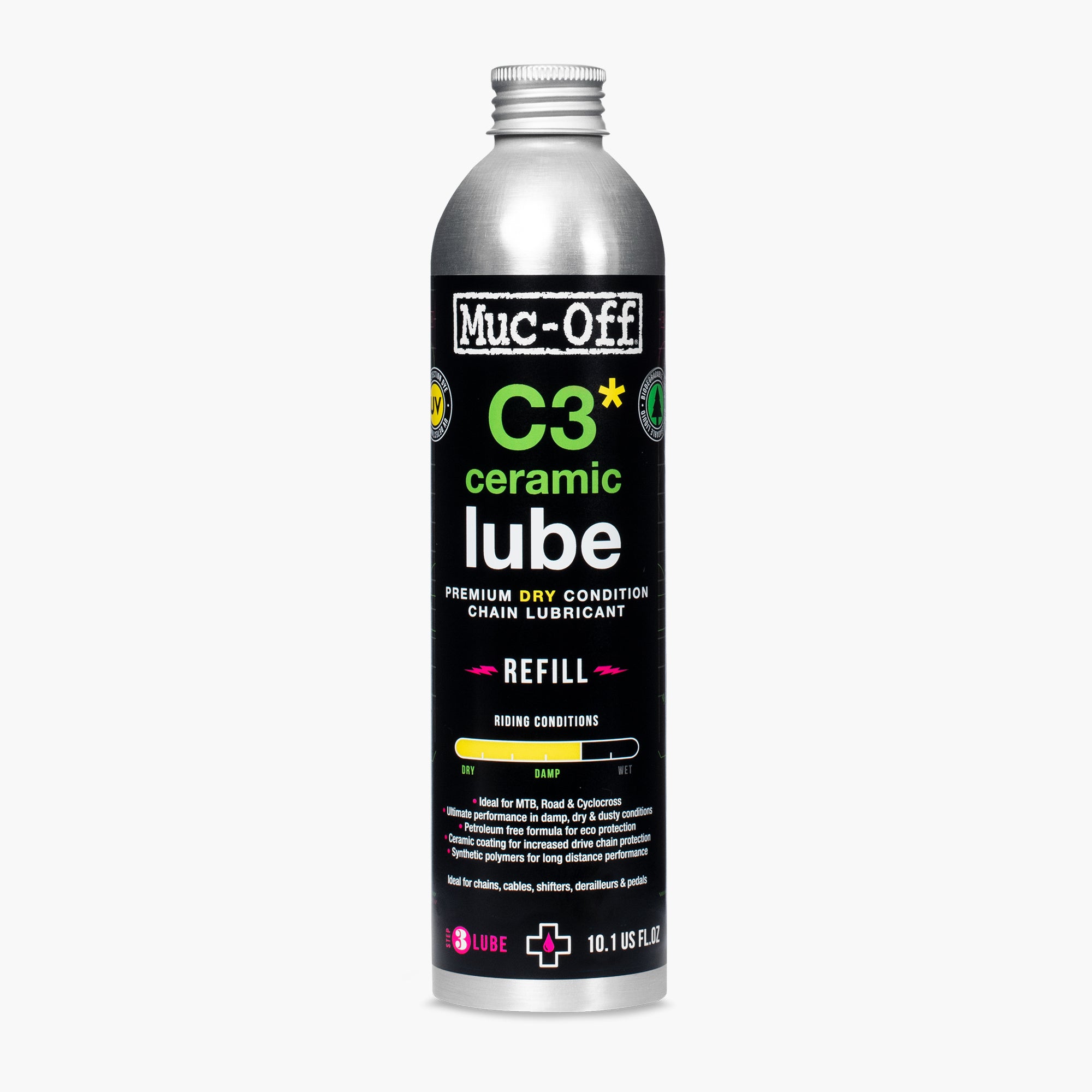 C3 Dry Ceramic Lube 300ml Muc-Off UK - Main Image