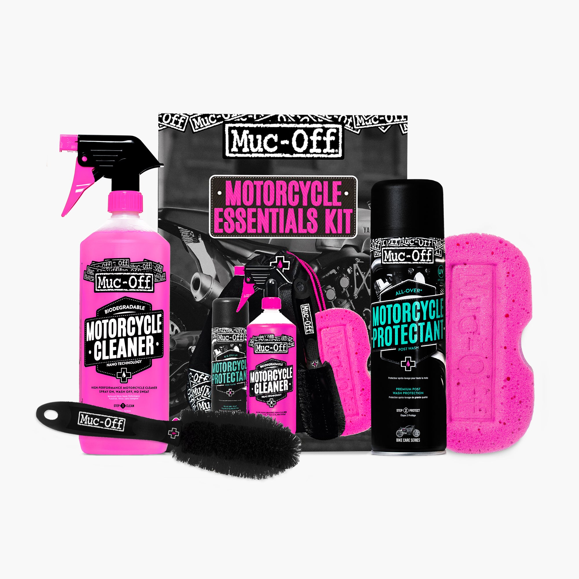 Motorcycle Essentials Kit Motorcycle Bundle Kits Muc-Off UK