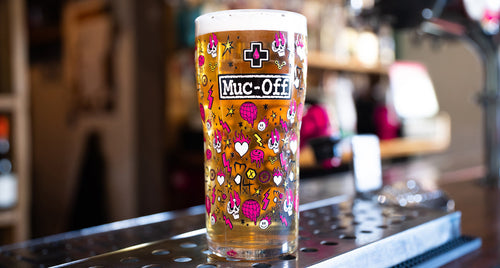Muc-Off Pint Glass - Post Ride Cold Ones. Upgraded.