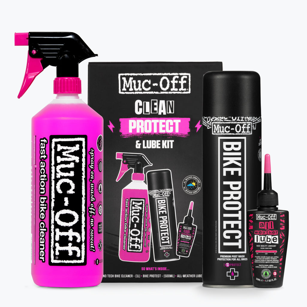 Muc-Off Bicycle Clean Protect and All Weather Lube Kit