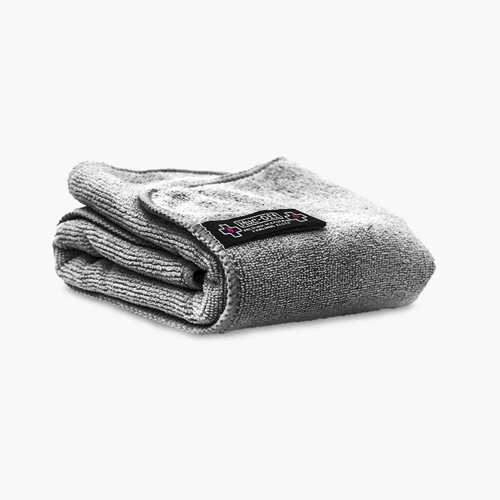 Grey Muc-Off Luxury Microfibre Cloth