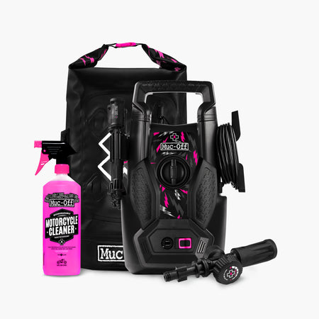 Motorcycle Pressure Washer + 1L Cleaner Bundle