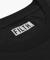 FILTH. Tee - Black & Pink Logo