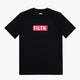 FILTH. Tee - Black & Pink Logo