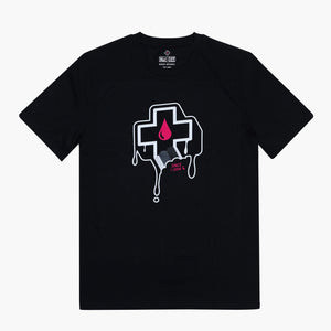 Cross Bite T-Shirt - Black