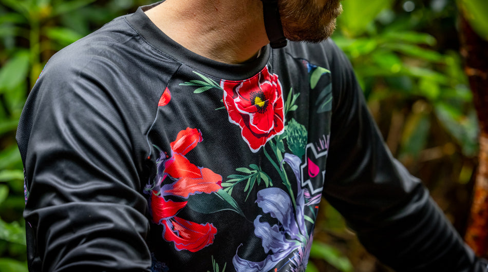Floral jersey sale