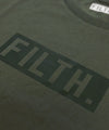 FILTH. T-Shirt - Khaki With Khaki Logo