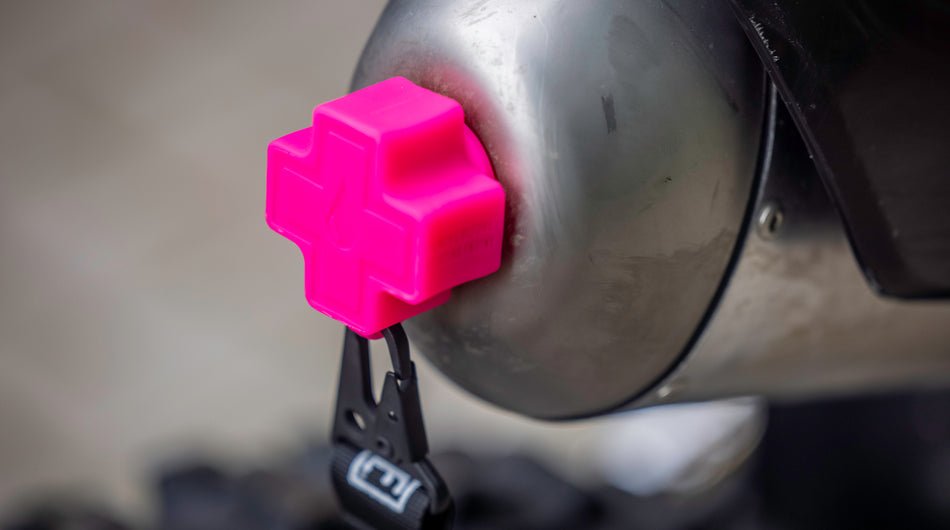 Motorcycle exhaust bung on sale