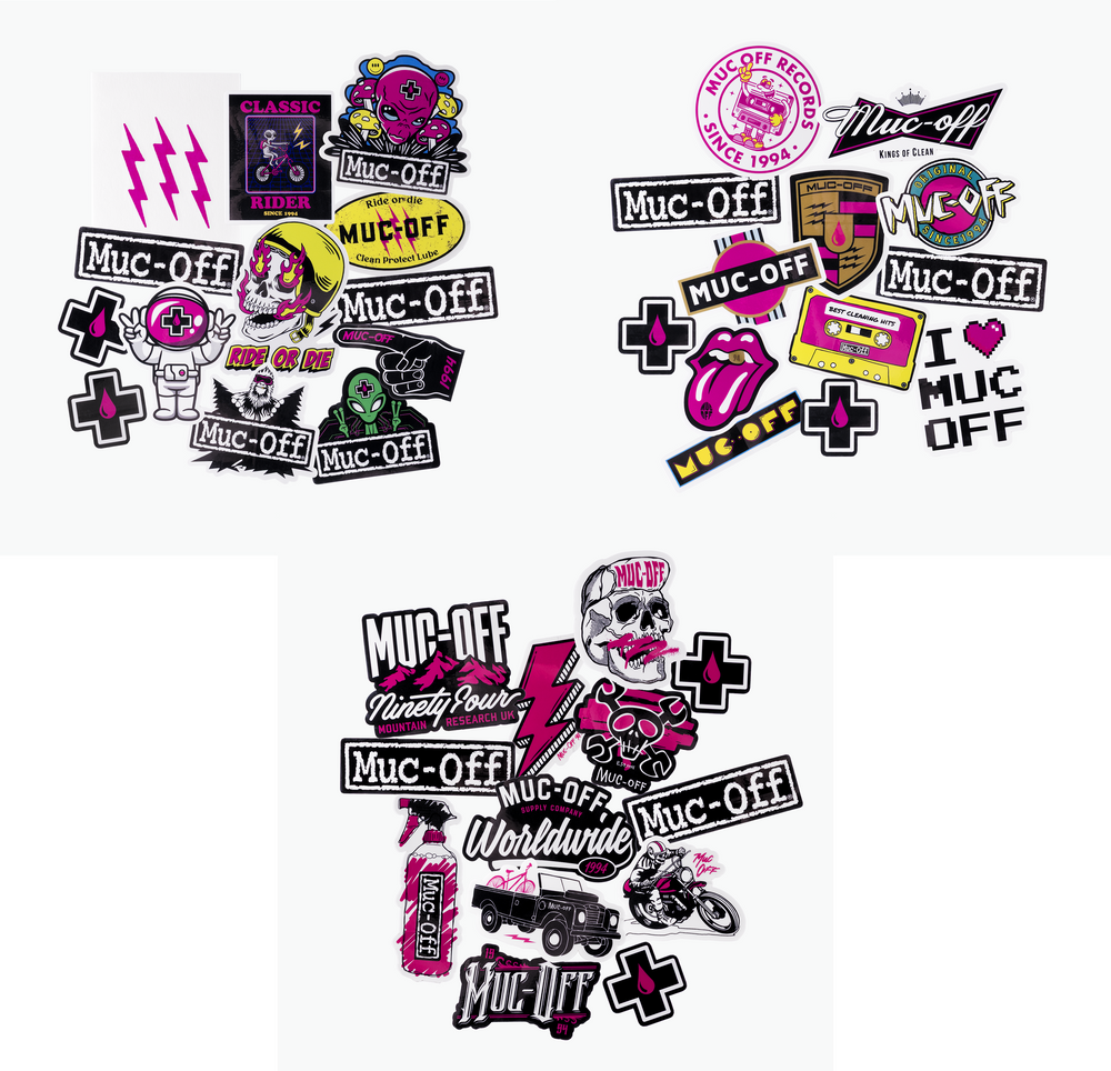 Muc Off Rim Sticker Sticker Pack Bundle | Muc-Off UK