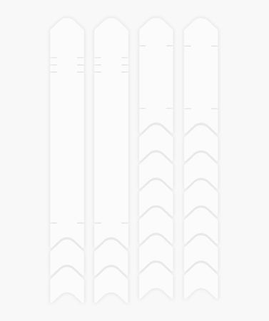 Chainstay/Seatstay Protection Kit - Clear Gloss