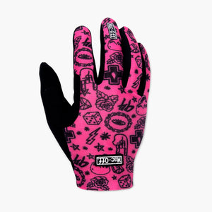 Summer Lightweight Mesh Rider Gloves - Pink