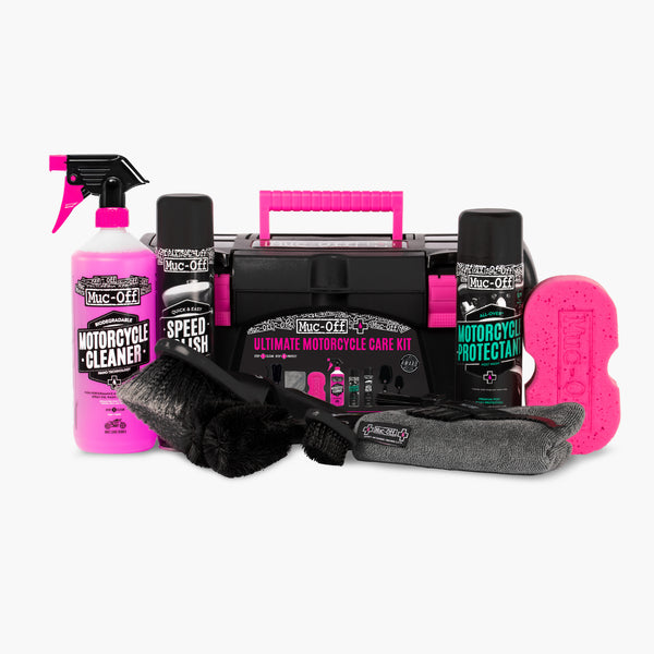 Muc Off Motorcycle Care Duo Kit - Motorcycle Cleaning Kit, Motorcycle  Detailing Kit - Includes Motorcycle Cleaner and Protection Spray