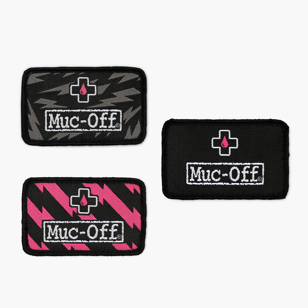 MTB Patch Set Logo Bolt & Grey Bolt