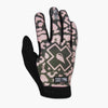 Rider Gloves - Green/Pink Leopard