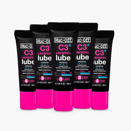 C3 Wet Weather Ceramic Lube - 5ml Race Bundle